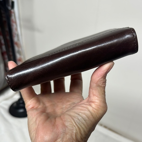 Vintage Cutter & Buck Dark Brown Leather notepad - Picture 4 of 11